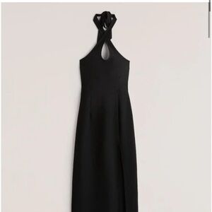 Abercrombie and Fitch Keyhole Halter Maxi Dress